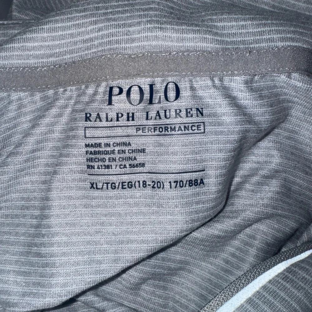 Polo Ralph Lauren Performance Gray‎ Quarter-Zip Pullover Men’s XL Thumb Holes